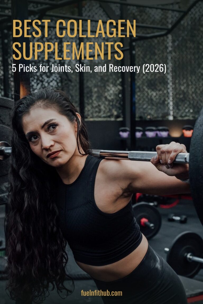 Woman training under a loaded barbell, the joint and recovery demands best collagen supplements target
